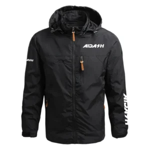 AiDash Exclusive Logo Performance Waterproof Outdoor Jacket Detachable Hood NBVMWOJ1401ADZ - AiDash Jacket