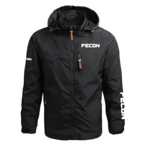 Fecon Exclusive Logo Performance Waterproof Outdoor Jacket Detachable Hood NBVMWOJ1401FCZ - Fecon Jacket