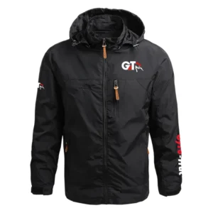 Gyro-Trac Corporation Exclusive Logo Performance Waterproof Outdoor Jacket Detachable Hood NBVMWOJ1401GCZ - Gyro-Trac Corporation Jacket