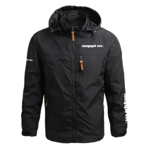 Seppi M. Exclusive Logo Performance Waterproof Outdoor Jacket Detachable Hood NBVMWOJ1401SPZ - Seppi M. Jacket