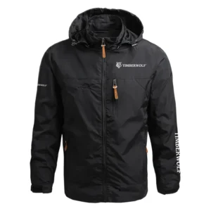 Timberwolf Machinery Exclusive Logo Performance Waterproof Outdoor Jacket Detachable Hood NBVMWOJ1401TIZ - Timberwolf Machinery Jacket