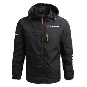 Trek Exclusive Logo Performance Waterproof Outdoor Jacket Detachable Hood OSBCLWOJ1211TEZ - Trek Jacket