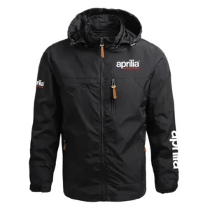 Aprilia Exclusive Logo Performance Waterproof Outdoor Jacket Detachable Hood OSMTBWOJ1211APZ - Aprilia Jacket