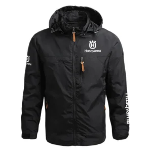 Husqvarna Exclusive Logo Performance Waterproof Outdoor Jacket Detachable Hood OSMTBWOJ1211HQZ - Husqvarna Jacket