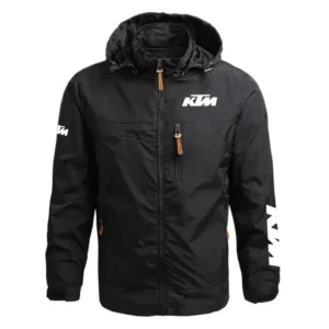 KTM Exclusive Logo Performance Waterproof Outdoor Jacket Detachable Hood OSMTBWOJ1211KTMZ - KTM Jacket