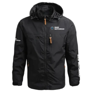 BMW Motorrad Exclusive Logo Performance Waterproof Outdoor Jacket Detachable Hood Windbreaker OSMTBWOJ2905BWMZ - BMW Motorrad Jacket