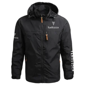 Van Heusen Exclusive Logo Performance Waterproof Outdoor Jacket Detachable Hood Windbreaker OUASWOJ2705VHZ - Van Heusen Jacket