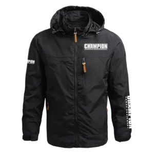Champion Power Equipment Exclusive Logo Performance Waterproof Outdoor Jacket Detachable Hood OUEPWOJ3012CPZ - Champion Power Equipment Jacket