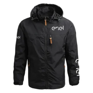 Enel Green Power Exclusive Logo Performance Waterproof Outdoor Jacket Detachable Hood OUEPWOJ3012EGZ - Enel Green Power Jacket