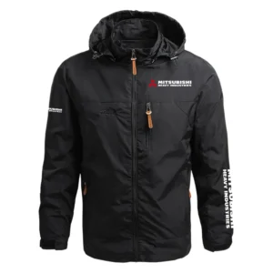 Mitsubishi Heavy Industries Exclusive Logo Performance Waterproof Outdoor Jacket Detachable Hood OUEPWOJ3012MHZ - Mitsubishi Heavy Industries Jacket