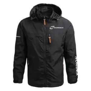 Nordex Exclusive Logo Performance Waterproof Outdoor Jacket Detachable Hood OUEPWOJ3012NDZ - Nordex Jacket
