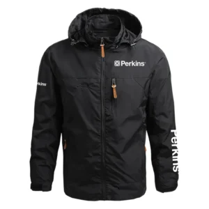 Perkins Exclusive Logo Performance Waterproof Outdoor Jacket Detachable Hood OUEPWOJ3012PKZ - Perkins Jacket