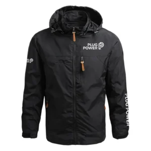 Plug Power Exclusive Logo Performance Waterproof Outdoor Jacket Detachable Hood OUEPWOJ3012PPZ - Plug Power Jacket