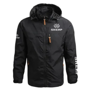 Sherp Exclusive Logo Performance Waterproof Outdoor Jacket Detachable Hood OUEPWOJ3012SHZ - Sherp Jacket