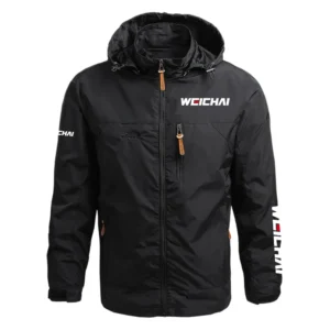 Weichai Power Exclusive Logo Performance Waterproof Outdoor Jacket Detachable Hood OUEPWOJ3012WPZ - Weichai Power Jacket