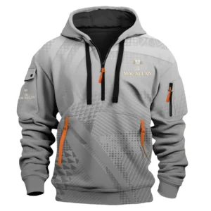 Macallan Exclusive Logo Performance Half Zipper Hoodie OUEUHDZ007MCZ - Macallan Hoodie