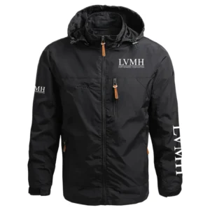 LVMH Exclusive Logo Performance Waterproof Outdoor Jacket Detachable Hood Windbreaker OUEUWOJ2705LVZ - LVMH Jacket