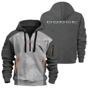 Dodge Exclusive Logo Performance Half Zipper Hoodie OUFAHHZ3D081910DDZ - Dodge Hoodie