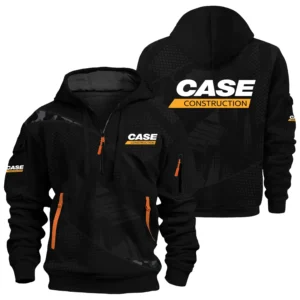 Case Construction Exclusive Logo Performance Half Zipper Hoodie OUFAHHZ3D081912CCZ - Case Construction Hoodie