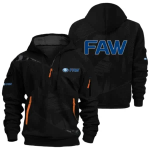 FAW Exclusive Logo Performance Half Zipper Hoodie OUFAHHZ3D081912FAZ - FAW Hoodie
