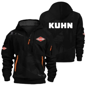 Kuhn Exclusive Logo Performance Half Zipper Hoodie OUFAHHZ3D081912KNZ - Kuhn Hoodie