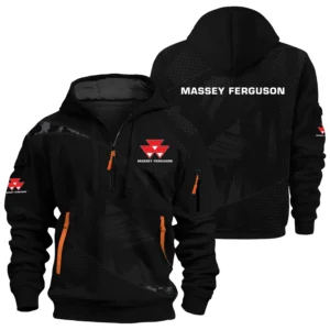Massey Ferguson Exclusive Logo Performance Half Zipper Hoodie OUFAHHZ3D081912MFZ - Massey Ferguson Hoodie