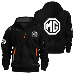 MG Cars Exclusive Logo Performance Half Zipper Hoodie OUFAHHZ3D081912MGZ - MG Cars Hoodie