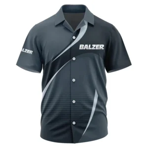 Balzer Exclusive Logo Performance Short Sleeve Camp Collar Shirt OUFAHWS3D081901BLZ - Balzer Shirt