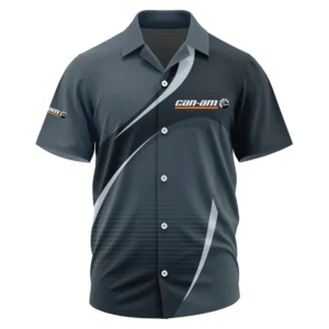 Can-Am Exclusive Logo Performance Short Sleeve Camp Collar Shirt OUFAHWS3D081901CMZ - Can-Am Shirt