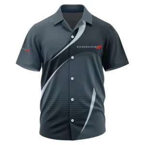 Dodge Exclusive Logo Performance Short Sleeve Camp Collar Shirt OUFAHWS3D081901DDZ - Dodge Shirt