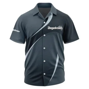 Degelman Industries Exclusive Logo Performance Short Sleeve Camp Collar Shirt OUFAHWS3D081901DIZ - Degelman Industries Shirt