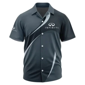 Infiniti Exclusive Logo Performance Short Sleeve Camp Collar Shirt OUFAHWS3D081901INFZ - Infiniti Shirt