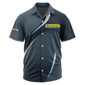 New Holland Exclusive Logo Performance Short Sleeve Camp Collar Shirt OUFAHWS3D081901NHZ - New Holland Shirt