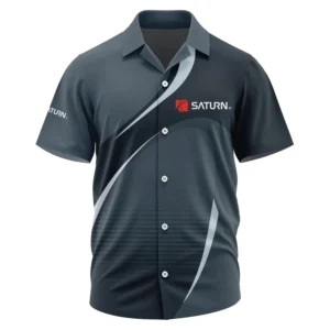 Saturn Exclusive Logo Performance Short Sleeve Camp Collar Shirt OUFAHWS3D081901SRZ - Saturn Shirt