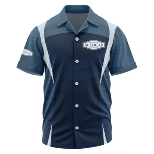 Autocar Exclusive Logo Performance Short Sleeve Camp Collar Shirt OUFAHWS3D081903AOZ - Autocar Shirt