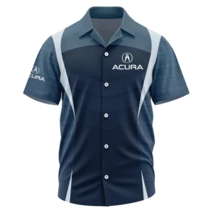 Acura Exclusive Logo Performance Short Sleeve Camp Collar Shirt OUFAHWS3D081903ARZ - Acura Shirt