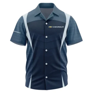 Chevrolet Exclusive Logo Performance Short Sleeve Camp Collar Shirt OUFAHWS3D081903CEZ - Chevrolet Shirt