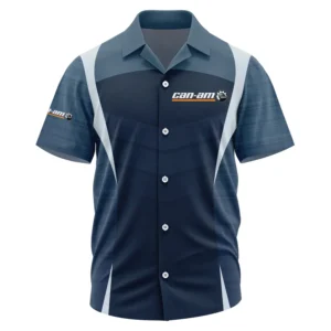 Can-Am Exclusive Logo Performance Short Sleeve Camp Collar Shirt OUFAHWS3D081903CMZ - Can-Am Shirt