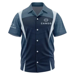 Canoo Exclusive Logo Performance Short Sleeve Camp Collar Shirt OUFAHWS3D081903CNZ - Canoo Shirt