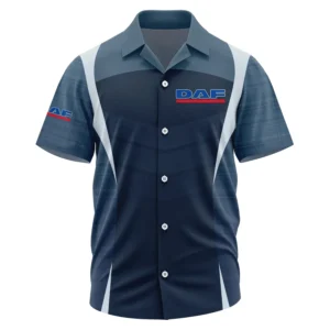 DAF Trucks Exclusive Logo Performance Short Sleeve Camp Collar Shirt OUFAHWS3D081903DAZ - DAF Trucks Shirt