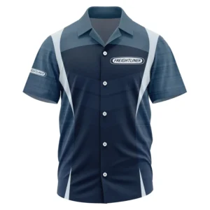 Freightliner Exclusive Logo Performance Short Sleeve Camp Collar Shirt OUFAHWS3D081903FLZ - Freightliner Shirt