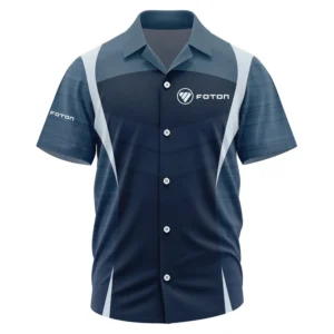 Foton Exclusive Logo Performance Short Sleeve Camp Collar Shirt OUFAHWS3D081903FOZ - Foton Shirt