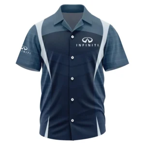 Infiniti Exclusive Logo Performance Short Sleeve Camp Collar Shirt OUFAHWS3D081903INFZ - Infiniti Shirt
