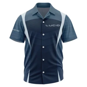 Lucid Exclusive Logo Performance Short Sleeve Camp Collar Shirt OUFAHWS3D081903LUCZ - Lucid Shirt