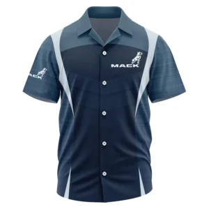 Mack Trucks Exclusive Logo Performance Short Sleeve Camp Collar Shirt OUFAHWS3D081903MTZ - Mack Trucks Shirt
