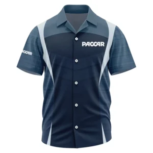 Paccar Exclusive Logo Performance Short Sleeve Camp Collar Shirt OUFAHWS3D081903PCZ - Paccar Shirt