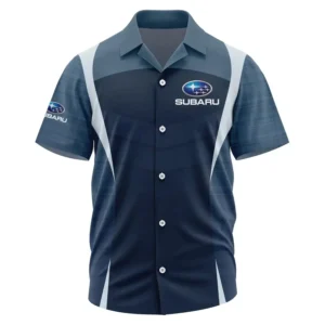 Subaru Exclusive Logo Performance Short Sleeve Camp Collar Shirt OUFAHWS3D081903SUZ - Subaru Shirt