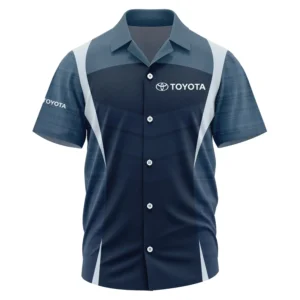 Toyota Exclusive Logo Performance Short Sleeve Camp Collar Shirt OUFAHWS3D081903TYZ - Toyota Shirt