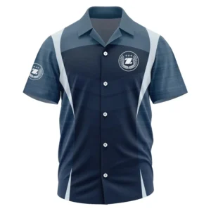 Zimmer Exclusive Logo Performance Short Sleeve Camp Collar Shirt OUFAHWS3D081903ZMZ - Zimmer Shirt