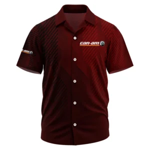 Can-Am Exclusive Logo Performance Short Sleeve Camp Collar Shirt OUFAHWS3D081906CMZ - Can-Am Shirt